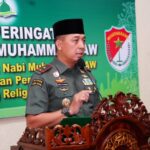 Korem 052/Wkr Gelar Peringatan Maulid Nabi Muhammad SAW 1446 H