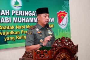 Korem 052/Wkr Gelar Peringatan Maulid Nabi Muhammad SAW 1446 H