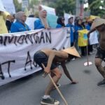 Menyuarakan Keresahan Petani, PMII Lamongan Geruduk Kantor DPRD dan Pemkab Lamongan