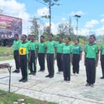 Kodim 1715/Yahukimo Gelar Lomba PBB Antar Sekolah Dalam Rangka HUT TNI Ke-79