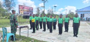 Kodim 1715/Yahukimo Gelar Lomba PBB Antar Sekolah Dalam Rangka HUT TNI Ke-79
