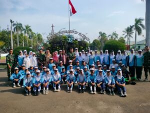 Batalyon Arhanud 6/BAY Menggelar Kegiatan Pelatihan LDKS Calon OSIS SMP 112 Jakarta Tahun 2024