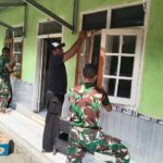 Sambut HUT ke 79 TNI, Pusdiklatpassus Gelar Karya Bakti