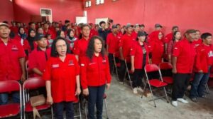 Ratusan kader PDIP Mojoroto Kota Kediri Semangat menangkan pasangan Cawali dan Wawali Kediri Vinanda – Gus Qowim