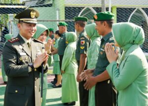 Periode 1 Oktober 2024, 123 Prajurit Kodim Bojonegoro Naik Pangkat