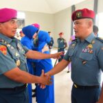 Komandan Korps Marinir Terima Laporan Korps Kenaikan Pangkat 19 Kolonel Marinir
