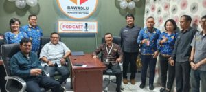 Launching Podcast, Bawaslu Kabupaten Toba : Menggali Tentang Informasi dan Pengawasan Pilkada Serentak 2024