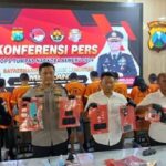 Polres Lamongan Berhasil Meringkus Sebelas Tersangka Narkoba