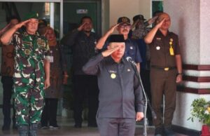 Serah Terima Kirab Pataka 2024, Pemkab Kediri Maknai Semangat Kebersamaan Warga Jatim
