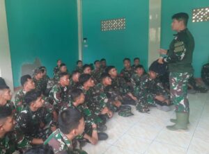 Kasdim 0507/Bekasi Berikan Semangat dan Motivasi kepada Satgas TMMD 122