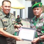 Korem 051/WKT Selenggarakan Acara Laporan Korps Kenaikan Pangkat dan Purna Tugas Prajurit