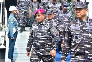 Dankormar Hadiri Pemberangkatan Satgas Port Visit 2024 Ke Negara Kawasan Pasifik Selatan