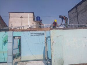 Kerjasama Tim Satgas TMMD 122 Kejar Target Penyelesaian Rutilahu