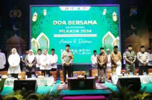 Pj Wali Kota Kediri Ikuti Doa Bersama Pilkada Aman dan Damai