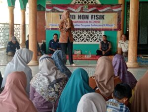 Tim Satgas TMMD 122 Bersama Dinas Sosial Berikan Penyuluhan Tentang Perlindungan Jaminan Sosial