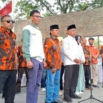 Menarik ! Ketua Pecut Samandiman Hadiri Deklarasi Paslon Nomor 1 Vinanda dan Gus Qowim