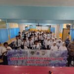 Polsek Metro Menteng Melaksanakan Kunjungan SMP N 18 Jakarta Dalam Rangka Deklarasi Anti Tawuran