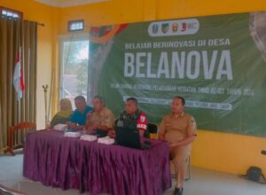Edukasi Belanova, Sasaran Non Fisik TMMD 122 Kodim 0809/Kediri Bersama DPMD Provinsi Jatim