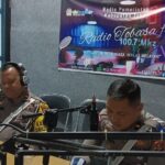 Satlantas Polres Toba Edukasi Tertib Berlalu Lintas Lewat Talk Show