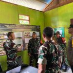 Kunjungan Tim Wasev Pusterad Mabesad pada Program TMMD Ke-122 Kodim 1805/Raja Ampat di Kampung Saporkren