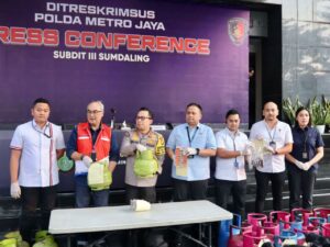 Polda Metro Jaya Tangkap Dua Pengoplos Tabung Gas di Cengkareng dan Bekasi