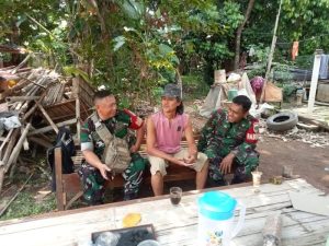 Satgas TMMD 122 Kodim Bekasi, Ungkapan Syukur Botin Saat Lihat Rumah Reyotnya Dibangun