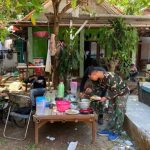Jalin Kedekatan dan keakraban, Satgas TMMD 122 Makan Siang Bersama Warga