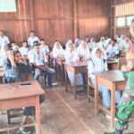 Satgas TMMD Ke-122 Berikan Wasbang di SMK Negeri 2 Raja Ampat