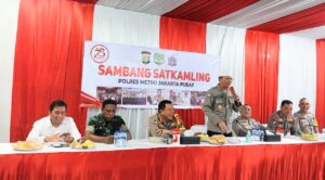 Sambang Satkamling Polres Metro Jakarta Pusat Perkuat Kerukunan dan Kedamaian Jelang Pilkada