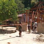 44 Persen Pengerjaan, Satgas TMMD Ke-122 Kodim 1805/Raja Ampat Percepat Sasaran Fisik RTLH Ibu Laode Mambrasar