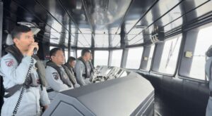Bakamla RI Intercept China Coast Guard Coba Masuk Kembali ke Wilayah Yurisdiksi Indonesia