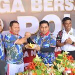 Perkokoh Sinergitas, Kodam Jaya Dan Polda Metro Jaya Gelar Olahraga Bersama
