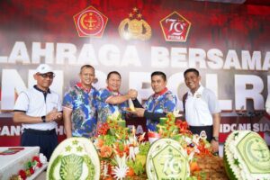 Gelar Syukuran dan Olahraga Bersama, Memperkokoh Sinergitas TNI-Polri