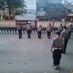 Propam Polres Toba Cek Personil Pengamanan Kegiatan Fun Walk