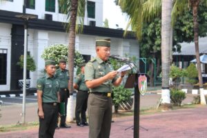 Korem 051/Wijayakarta Gelar Upacara Bendera Peringatan Hari Sumpah Pemuda ke-96