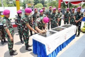 Dankormar Resmikan Sarana dan Prasarana Korps Marinir di Wilayah Surabaya