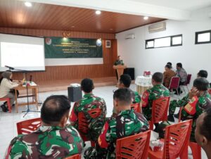Sosialisasi Pencegahan, BNK Jakarta Timur Giat P4GN Kepada Anggota Kodim 0505/JT