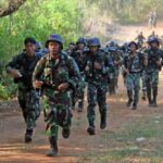 Para Kesatria Korps Marinir Tunjukkan Mental Juang Di Binsat Kormar 2024