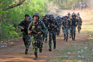 Para Kesatria Korps Marinir Tunjukkan Mental Juang Di Binsat Kormar 2024