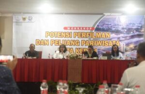 Pj Wali Kota Kediri Beri Arahan Pada Workshop Potensi Perfilman dan Peluang Pariwisata Kota Kediri
