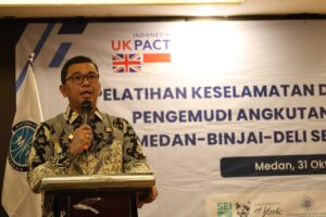 Dishub Sumut bersama UK PACT dan MTI Sumut Gelar Pelatihan Keselamatan berlalu lintas dan Wujudkan Layanan Angkutan Umum