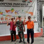 Babinsa Koramil 02/SB Dan Anggota PPSU Laksanakan Pembersihan Sampah di Sekitar Pemukiman Warga Binaan