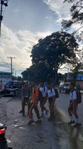 Satlantas Polres Toba Berikan Kelancaran Di Jalan Raya