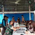 Komsos di Kampung Pancasila, Babinsa Koramil 04/Keb. Lama Tanamkan Nilai-Nilai Pancasila Kepada Pelajar