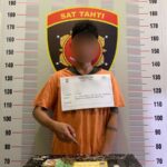 Polres Toba Tangkap Bandar Narkoba Sekaligus Pembelinya di Jalan Mulia Raja Balige