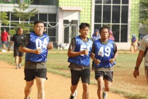 Uji Kebugaran dan Kesehatan Tubuh, Personil Kodim 0507/Bekasi Laksanakan Garjas Periodik II