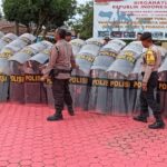 Samapta Polres Toba Latihan Dalmas Jelang Pilkada 2024