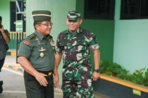 Kodim 0501/JP Sambut Kedatangan Kasdam Jaya Dalam Rangka Pamitan