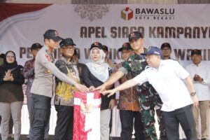 Dukung Pemilu Damai, Dandim 0507/Bks Ikuti Apel Siaga Kampanye Pemilihan Walikota dan Wakil Walikota Bekasi Tahun 2024