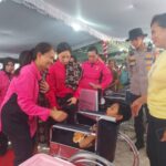 Bantuan Bhayangkari : Ny. Juliati Sigit Prabowo Berbagi Kebaikan Ribuan Paket Bansos Bagi Masyarakat dan Anak Sekolah